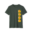 Load image into Gallery viewer, Wildflower Unisex Recycled Organic T-Shirt - California Poppy & Bird's Eye Gilia Stacked