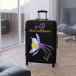 Load image into Gallery viewer, Suitcase - Colorado Columbine - Black