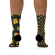 Load image into Gallery viewer, California Poppies and Bird's Eye Gilia Mismatched Eco-friendly Socks
