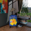 Load image into Gallery viewer, Suitcase - California Poppy & Gilia - Dark Blue