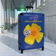 Load image into Gallery viewer, Suitcase - California Poppy & Gilia - Dark Blue