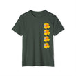 Load image into Gallery viewer, Wildflower Unisex Recycled Organic T-Shirt - California Poppy & Bird's Eye Gilia Stacked