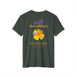 Load image into Gallery viewer, Wildflower Unisex Recycled Organic T-Shirt - California Poppy & Bird's Eye Gilia Stacked