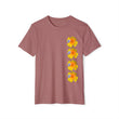 Load image into Gallery viewer, Wildflower Unisex Recycled Organic T-Shirt - California Poppy & Bird's Eye Gilia Stacked