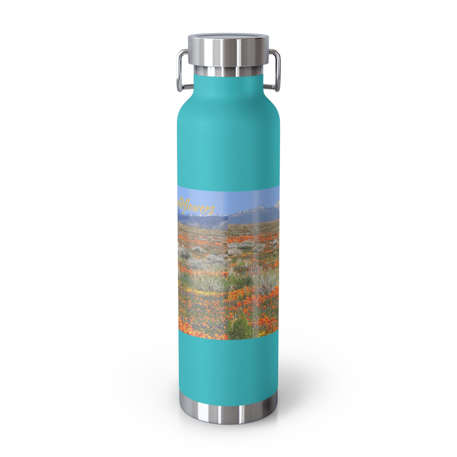 Antelope Valley Wildflowers Copper Vacuum Insulated Bottle, 22oz