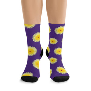 Desert Dandelion Eco-friendly Socks - Purple