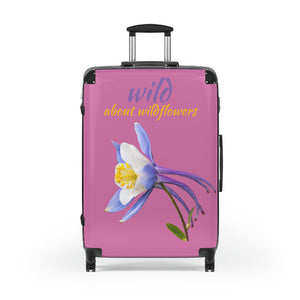 Suitcase - Colorado Columbine - Pink