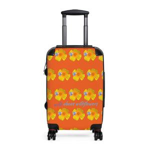 Suitcase - CA Poppies & Gilias Orange