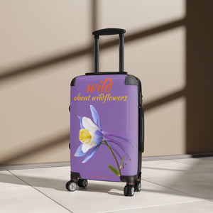 Suitcase - Colorado Columbine- Purple