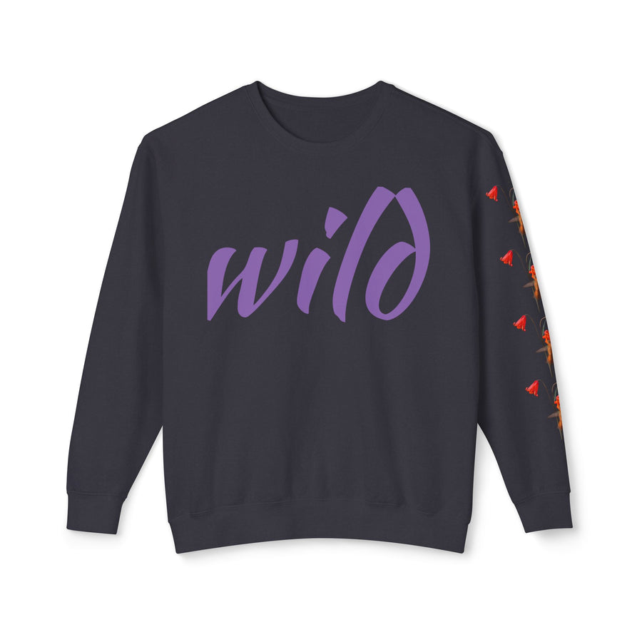 Sweatshirt - Rufous Hummingbird at Scarlet Fritillary Unisex Crewneck