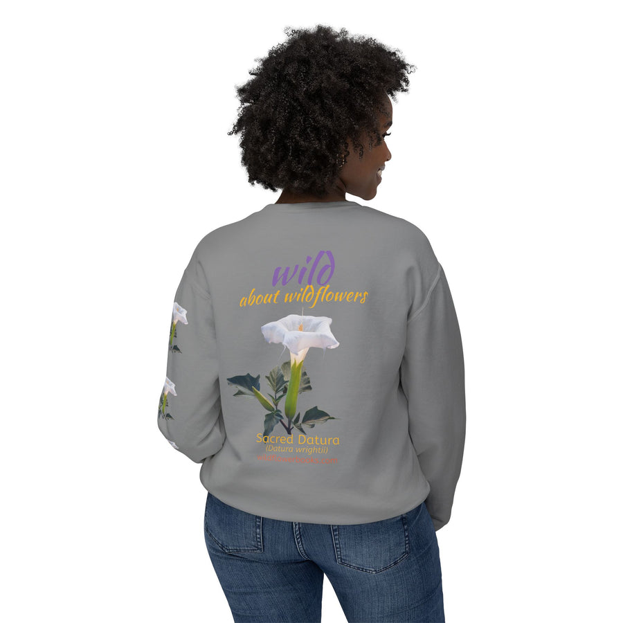 Sweatshirt - Sacred Datura Unisex Crewneck