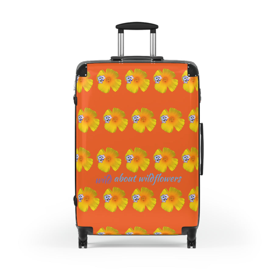 Suitcase - CA Poppies & Gilias Orange