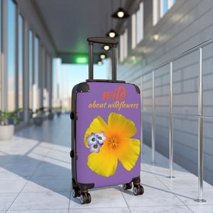 Suitcase - California Poppy & Gilia - Purple