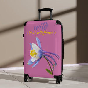 Suitcase - Colorado Columbine - Pink