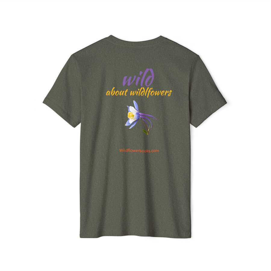 Rocky Mountain Columbine Wildflower Eco T-Shirt