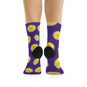 Desert Dandelion Eco-friendly Socks - Purple