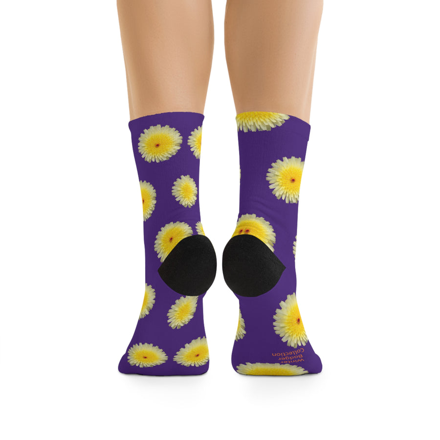 Desert Dandelion Eco-friendly Socks - Purple