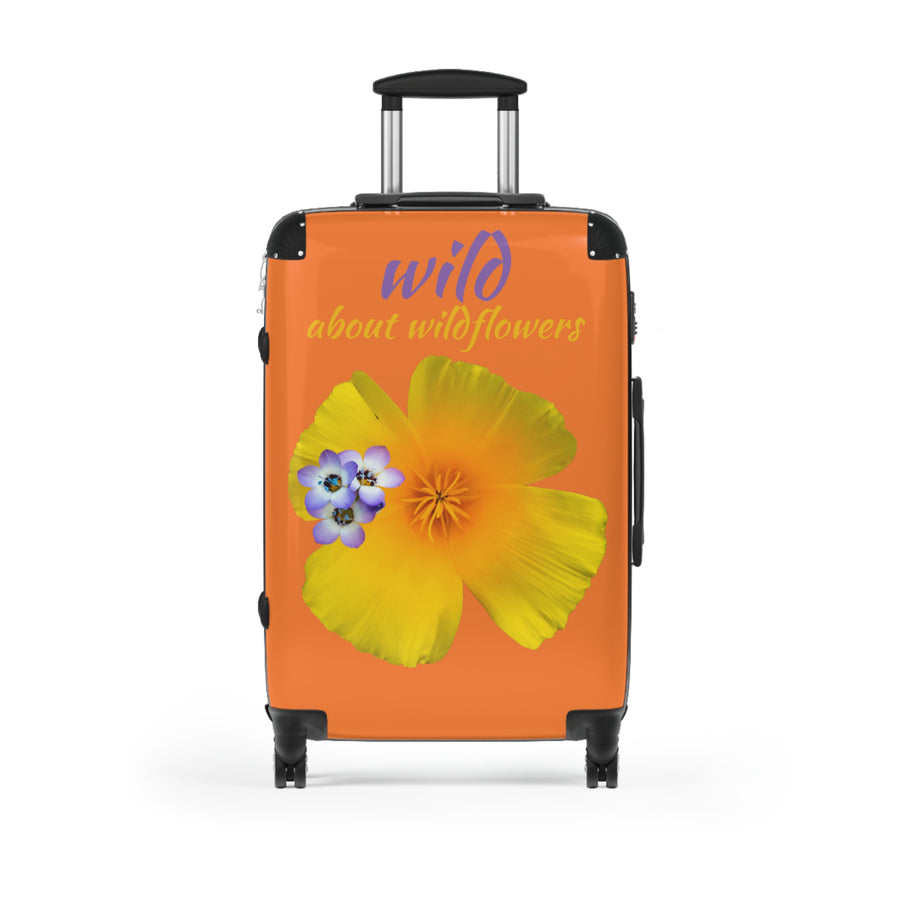 Suitcase - California Poppy & Gilia - Light Orange