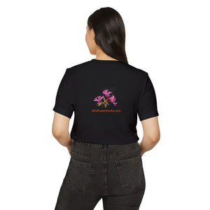 I Love Wildflowers (Red Ribbon Clarkia) Eco T-Shirt