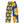 Load image into Gallery viewer, Wild Men&#39;s Pajama Pants - California Poppy &amp; Bird&#39;s Eye Gilia - Mismatch #1 Dark Blue
