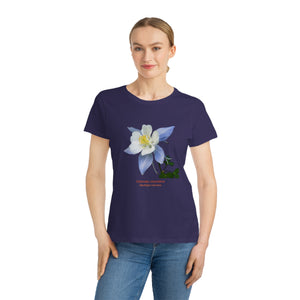 Organic Cotton Wildflower T-Shirt - Colorado Columbine