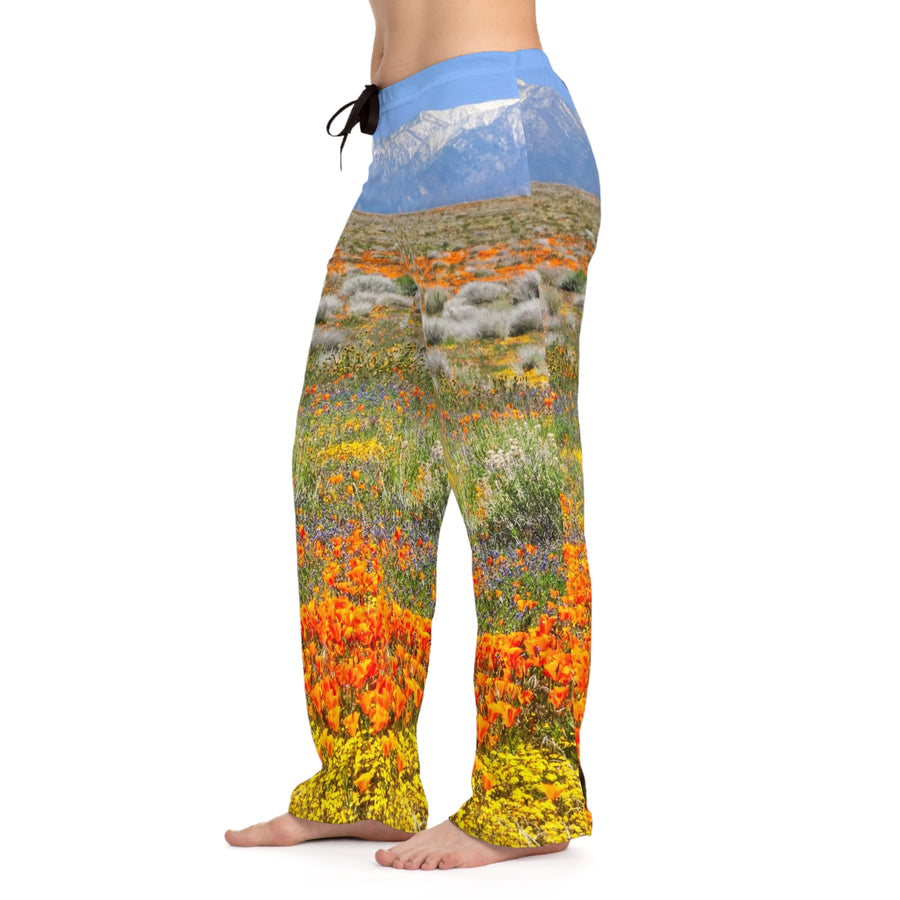 Women's Pajama Pants - Antelope Valley California Poppy Preserve