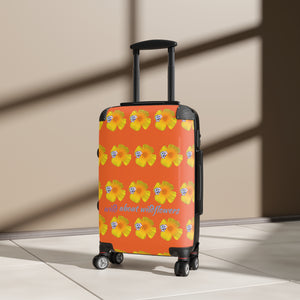 Suitcase - CA Poppies & Gilias Orange