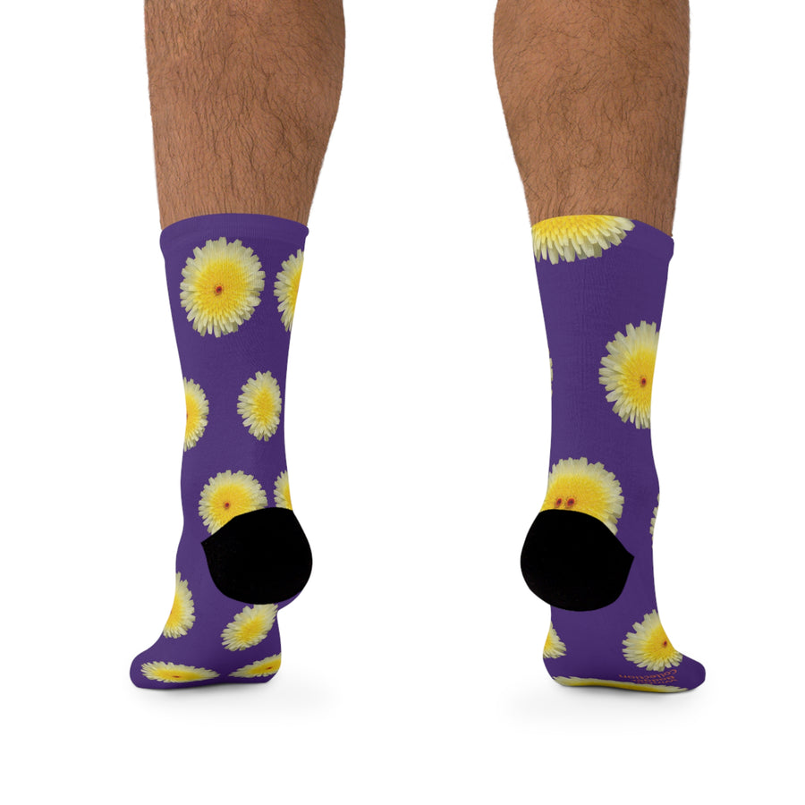 Desert Dandelion Eco-friendly Socks - Purple