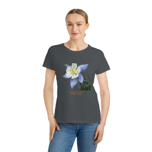 Organic Cotton Wildflower T-Shirt - Colorado Columbine