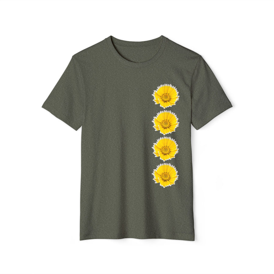 Tidy Tips Wildflower Stack - Unisex Recycled Organic T-Shirt