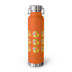 California Poppy Grid Copper Vacuum Insulated Bottle, 22oz