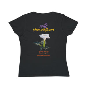 Wildflower Organic Cotton T-Shirt - Sacred Datura