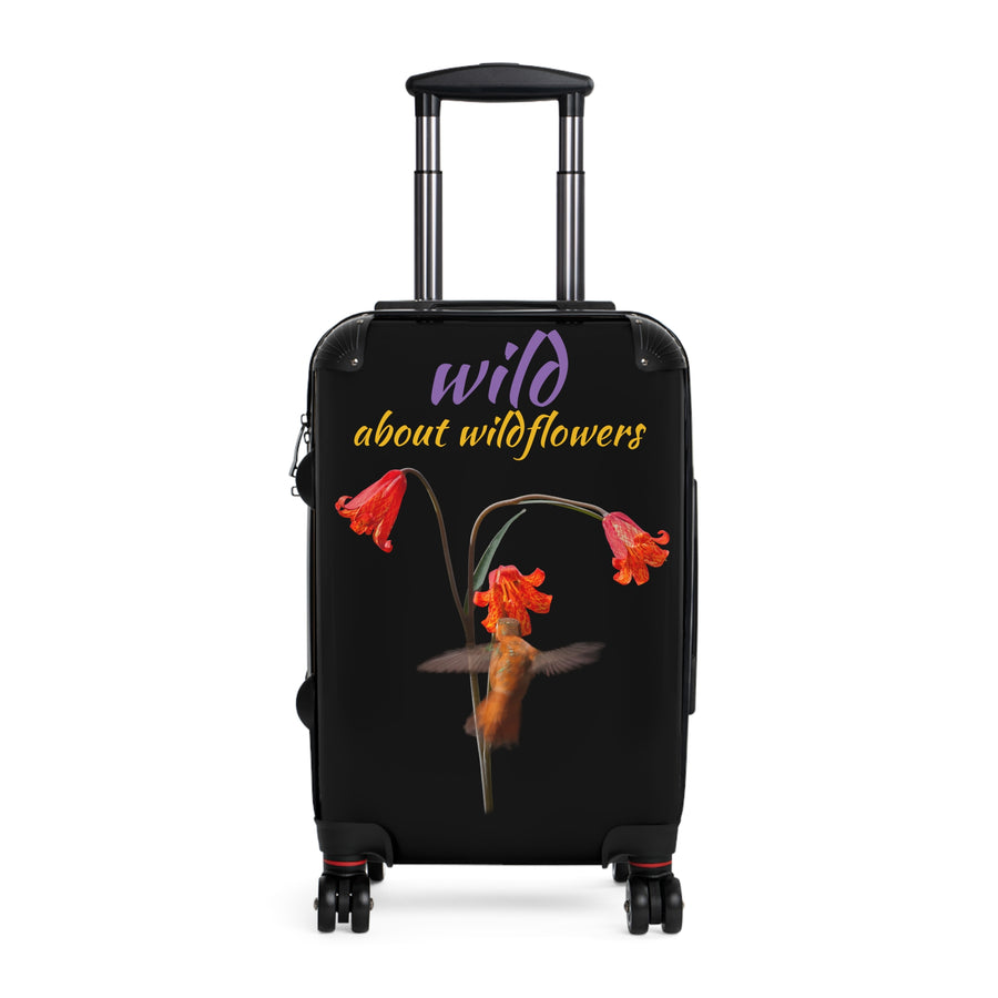 Suitcase - Rufous Hummingbird at Scarlet Fritillary - Black