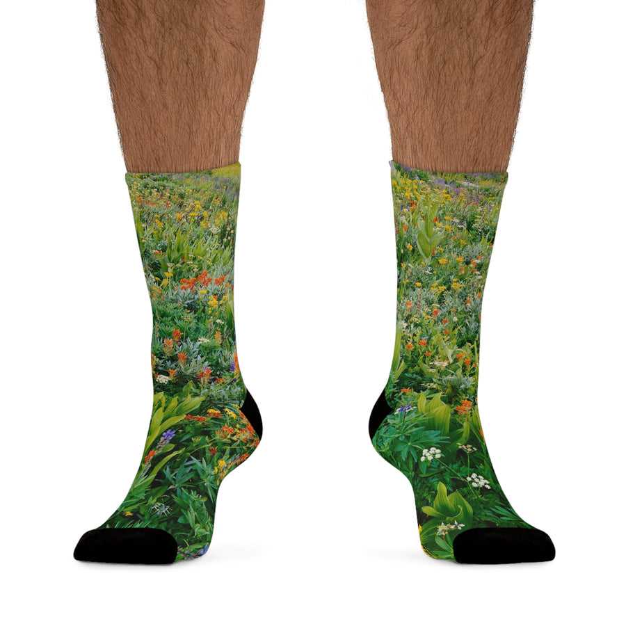 Mountain Wildflower Meadow Eco-friendly Socks