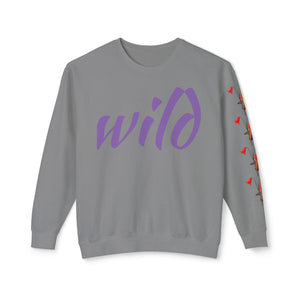 Sweatshirt - Rufous Hummingbird at Scarlet Fritillary Unisex Crewneck