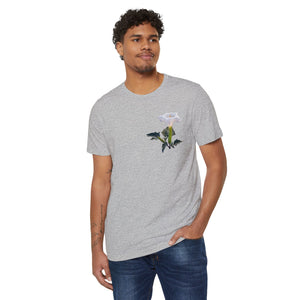 Sacred Datura Small Wildflower Unisex Recycled Organic T-Shirt