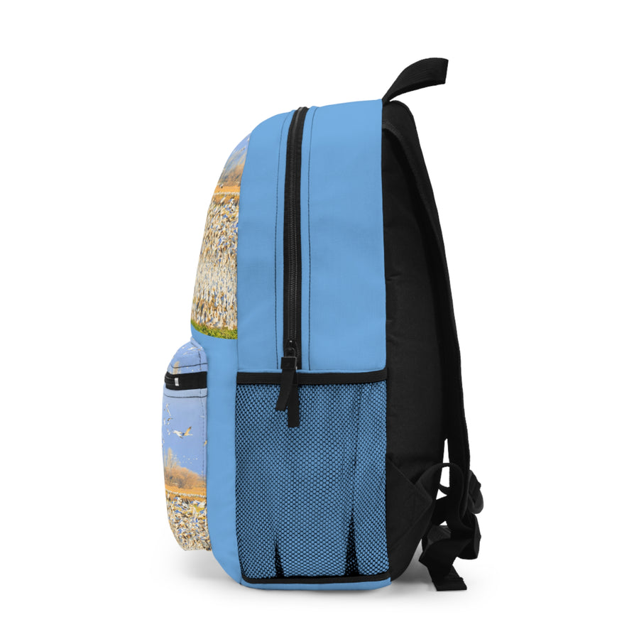 Nature Backpack - Ross Geese - Light Blue