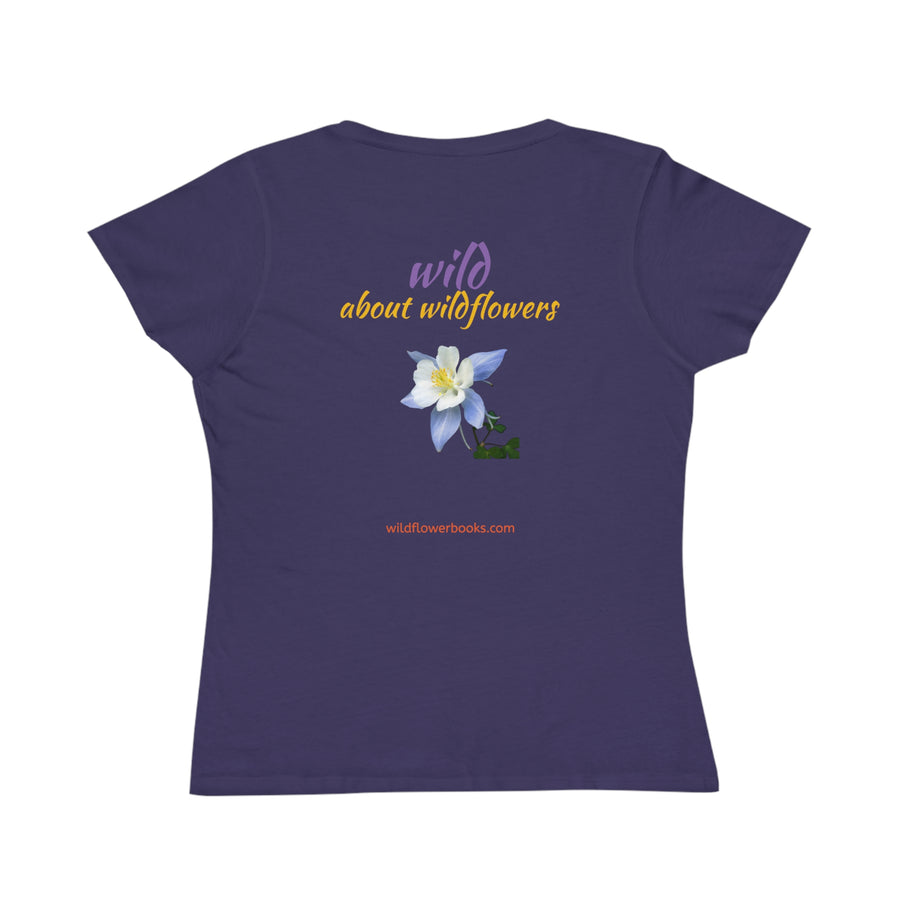 Organic Cotton Wildflower T-Shirt - Colorado Columbine