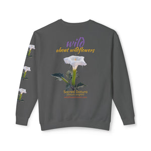 Sweatshirt - Sacred Datura Unisex Crewneck