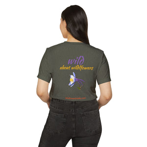 Rocky Mountain Columbine Wildflower Eco T-Shirt