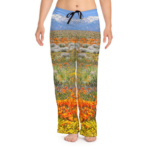 Women's Pajama Pants - Antelope Valley California Poppy Preserve