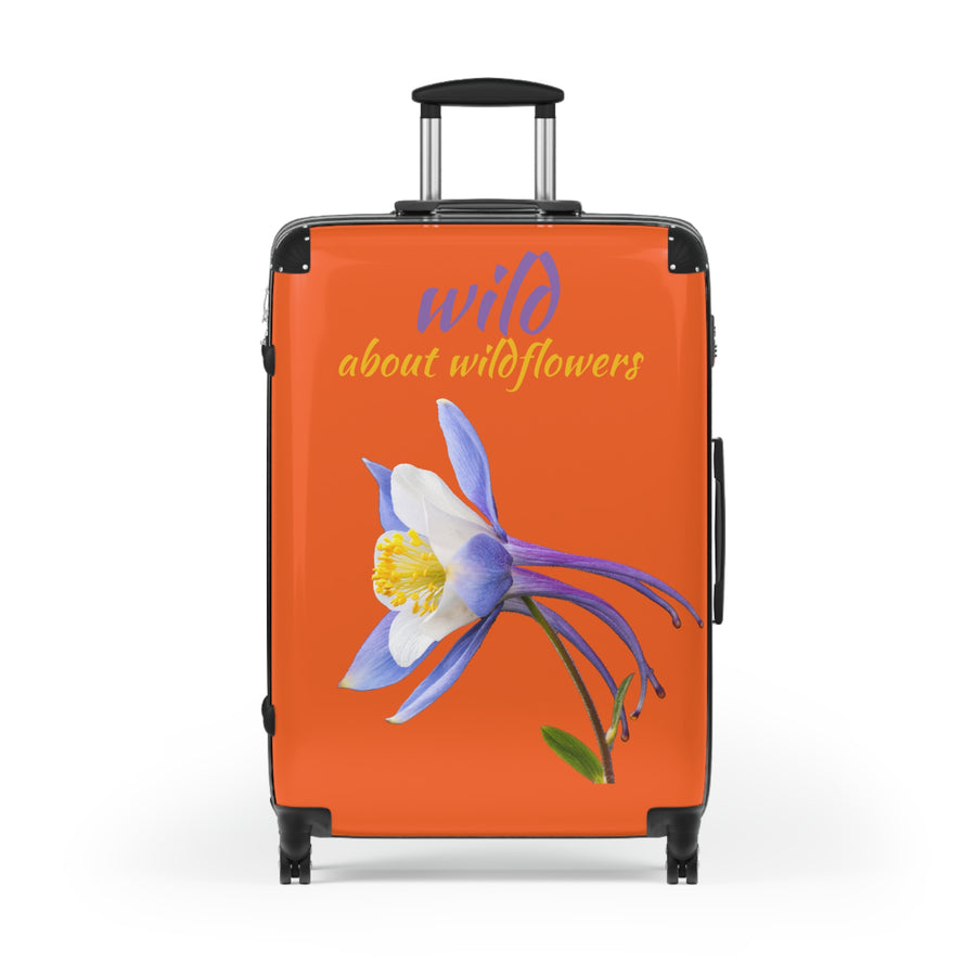 Suitcase - Colorado Columbine- Orange