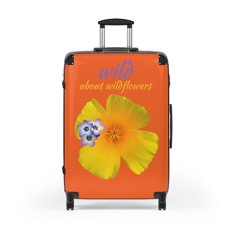 Suitcase - California Poppy & Gilia - Orange