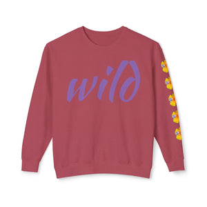 Sweatshirt - Wild Colorado Rocky Mountain Columbine + Poppies Unisex Crewneck