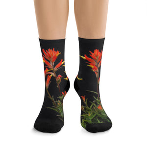 Franciscan Paintbrush Wildflowers Eco-Friendly Socks