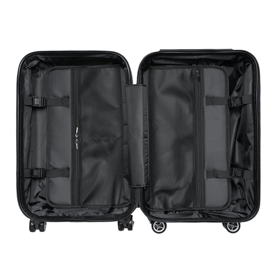 Suitcase - California Poppy - Black