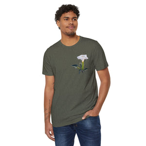 Sacred Datura Small Wildflower Unisex Recycled Organic T-Shirt