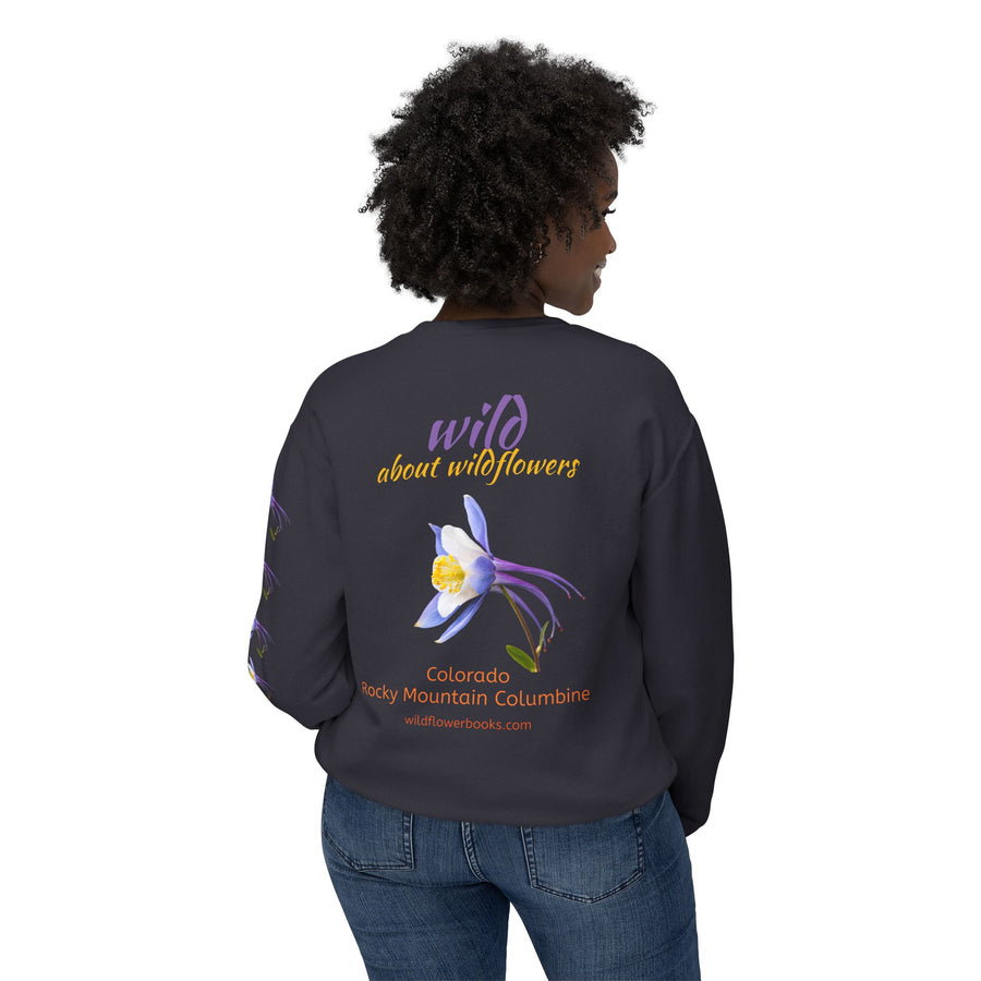 Sweatshirt Wild Colorado Rocky Mountain Columbine Crewneck