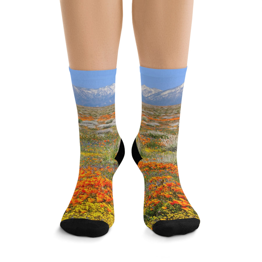 Antelope Valley California Poppy Reserve Eco-Friendly Socks