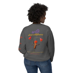 Sweatshirt Rufous Hummingbird at Scarlet Fritillary Unisex Crewneck